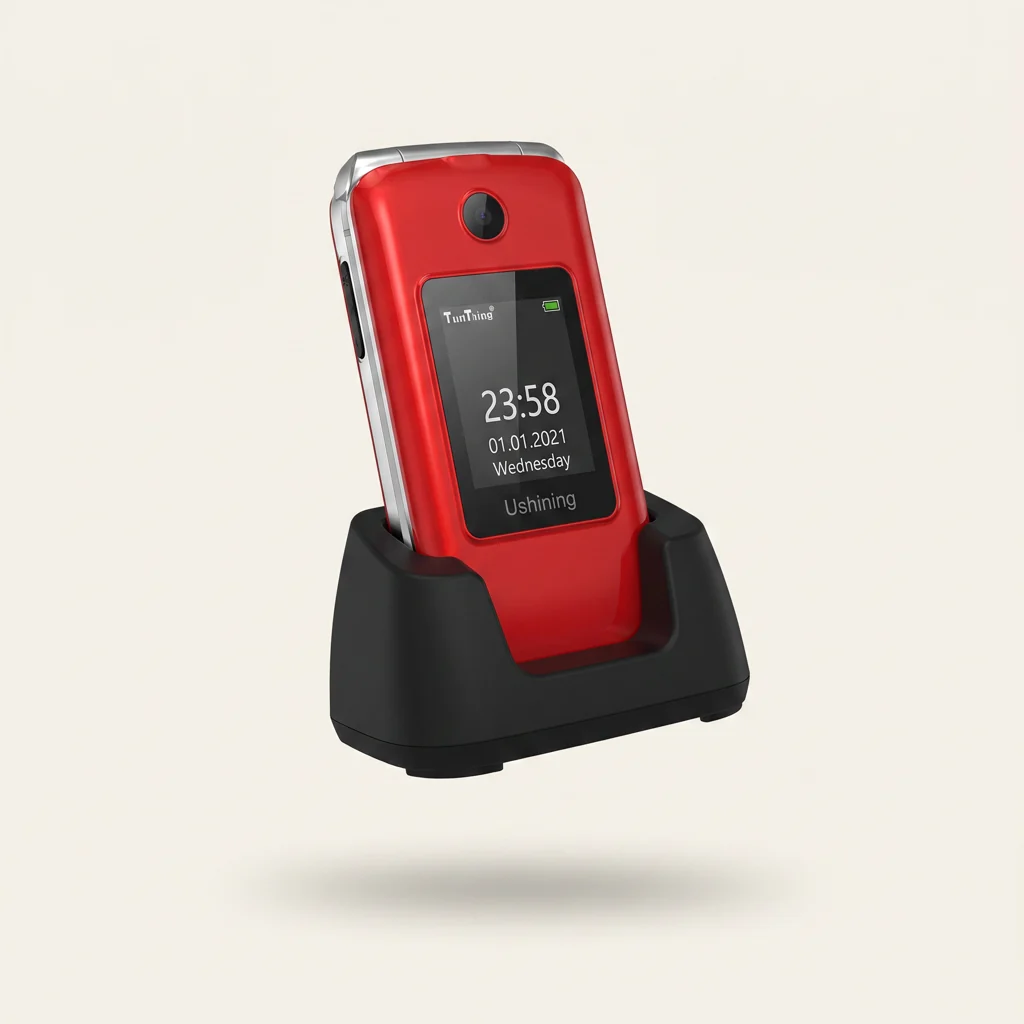 Mobile senior à clapet avec support