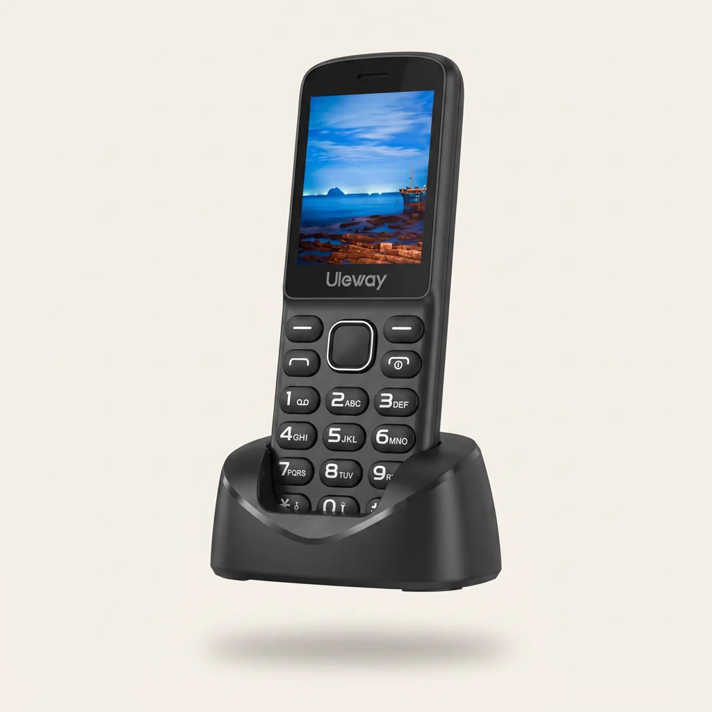 Mobile senior à touches avec support
