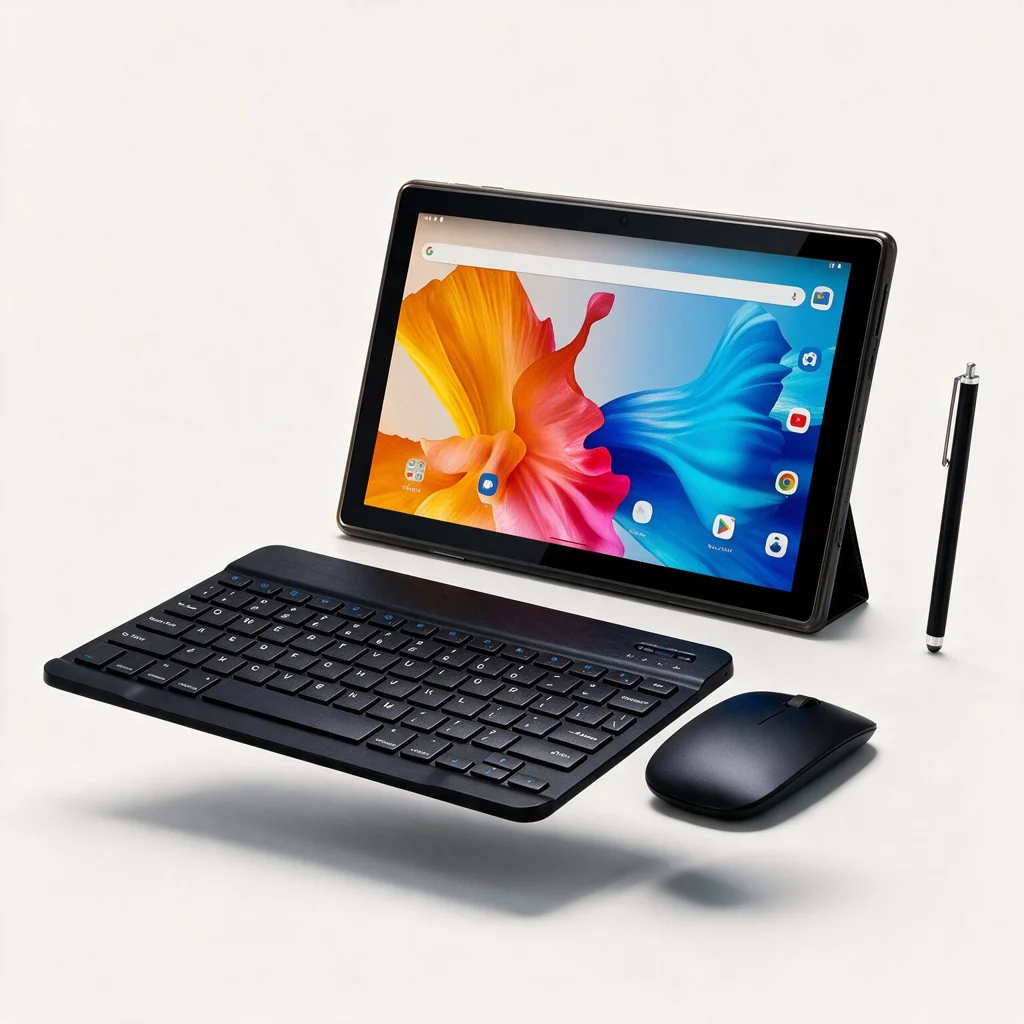 Tablette + clavier, souris et stylet